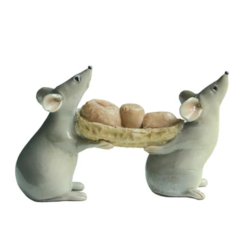 Kasdien Surinkimo Dervos pelės pelės, žiurkės animacinių filmų skaičius pasakų sodo miniatiūros Terariumai, apdailos & Stalo apdailos