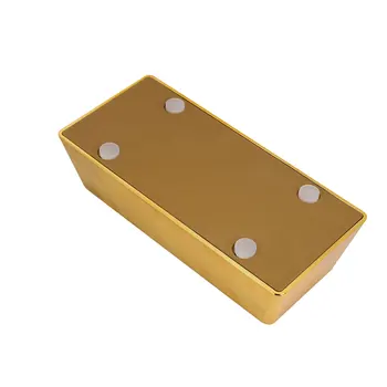 Pranešk Apie Netikrą Aukso Baras, Suvenyrų Monetos Modeliavimas Paperweigh Plastiko Aukso Rekvizitai Stalo Dekoro Ir Biuro Tauriųjų Metalų Durų Sustabdyti Dovanų Parduotuvė