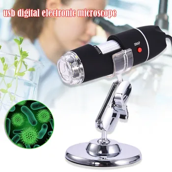 8 LED Skaitmeninis Elektroninis Mikroskopas Mega Pikselių 500/1000/1600X Mikroskopai USB Mount Pincetu Didinimo Priemonė ir Laikiklis