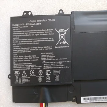 C23-UX32 už ASUS VivoBook U38N-C4004H UX32V UX32VD UX32A Zenbook UX303LN TP300LA TP300LJ Q302LA Q302LG Originalus Laptopo baterijos