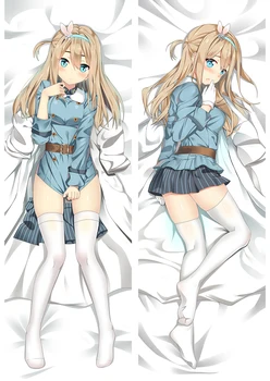 Rugpjūčio atnaujinti Anime Merginos Frontline simbolių seksuali mergina otaku Dakimakura pagalvės užvalkalą mesti pagalvę padengti kūno hugging užvalkalas
