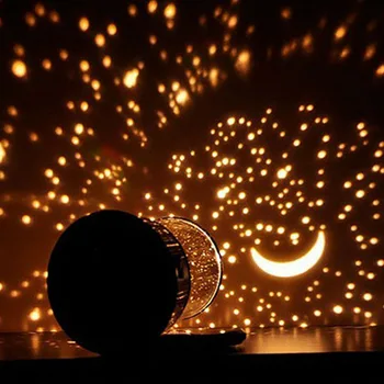 LED nakties šviesos projekcija žvaigždėtas dangus romantiška spalvinga projekcija LED lempos vaikų kambarį, naktį šviesos miegamojo puošmena dovana