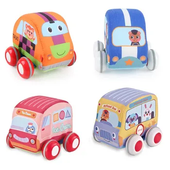Pull-Back Transporto priemonės, Nustatyti Kūdikio Žaislas 12 24 Mėnesiai 4 Automobiliai, Sunkvežimiai, Žaislai, Dovanos Kūdikiams,Vaikams Minkštas Kūdikio Berniukas Žaislai Brinquedos Para Bebe