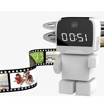 1080P Protingas Robotas Wi-fi IP Kamera, Patalpų, Namų Apsaugos VAIZDO P2P Kūdikio stebėjimo Priežiūros IR Nakties Vizija