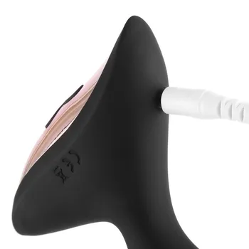 Silikono 10 Dažnio Analinis Vibratorius Suaugusiųjų Žaidimai USB Įkrovimo Prostatos Massager Butt Plug Analinis Masturbator Sekso Žaislais Vyrams, Moterims