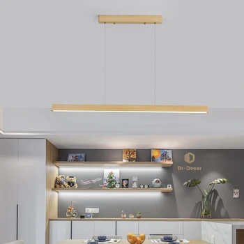 Minimalistinis LED Medienos Sieniniai šviestuvai,Valgomasis LOFT Pakabukas Lempa, Interjerams Dekoruoti Namų Kambarį Meno Virtuvėje Kabo Apšvietimas