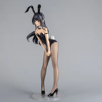 Naujas 40cm minkštas kūno Rascal Nėra Svajonė Bunny Mergina Senpai Sakurajima Mai Sexy girl Anime PVC figūrėlių, žaislinių Anime pav.