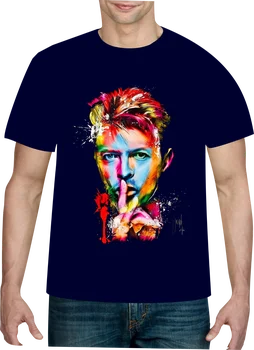 David Bowie T-shirt, Vyrų T-shirt Kokybės T Marškinėliai Vyrams Spausdinimo Trumpas Rankovės O Kaklo marškinėliai Vyrams Vasaros Stilius