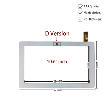 Originalus A+ 10.1 colių WIN8 sistemos talpą, rašysenos Tablet touch screen touch ekranas FPC-FC101JS124-03 Nemokamas Pristatymas