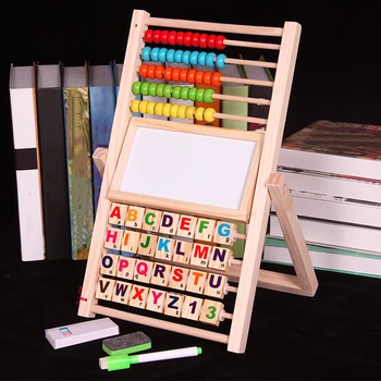 Daugiafunkcis Abacus Mokymosi Stovėti Medinė Montessori Žaislai Skaičiavimo Pažinimo Valdybos Anksti Švietimo Matematikos Žaislas Vaikams, Dovana