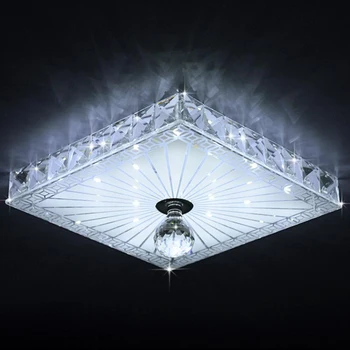 Šiuolaikinių LED Lubų šviesos Praėjimo Veranda Apšvietimo Žemyn Kristalų Mordern Paviršiaus Sumontuoti LED Lubų Šviesos už Kambarį