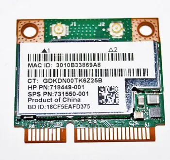 Kortelės HP Belaidžio ryšio Kortelė 718449-001 731550-001 718451-001/697316-001 broadcom BCM943228HMB BCM943228 Pusę Mini Card PCIe