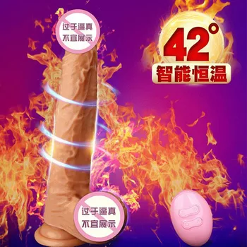 Šildomos Atšilimo Vibratorių Sekso Žaislai Moters, Elektriniai didelis Didelis Dildo Vibratorius Masturbacija Sekso Žaislai, Erotinių Prekių Suaugusiųjų Sekso Produktus