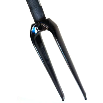 Naujo tipo Anglies pluošto, kelių dviratį šakutės 28.6 mm dviračių šakės dviračių dalys, 1-1/8 colių 3k blizgesys
