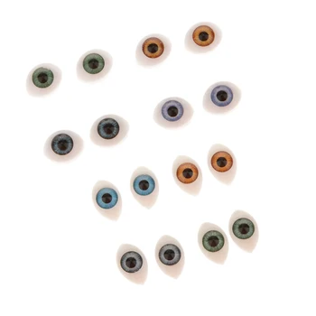 8 Porų Ovalo Butas Realus Plastiko Akis Kaukė Lėlės, Todėl Prekes 5mm, 6mm