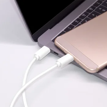 Naujas 1,8 m C Tipo USB C Kabelio Laidą Į USB C Įkrovimo Kabelis Skirtas Apple Macbook Pro 30W 61W 87W Galia Įkrovikliai Adapterio kabelis