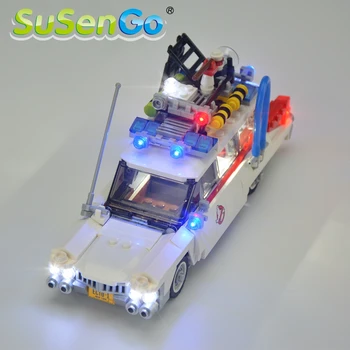SuSenGo LED Šviesos Rinkinys 21108 Ghostbusters Ecto-1