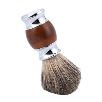 Barsukas skutimosi šepetėlis vyrai profesinius šukuosena, barzda veido valymo prietaisams įrankis