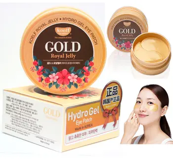 Geriausia Korėja Kosmetikos KOELF Gold & Royal Jelly Hidro Gelis Akių Kaukė Pleistras 60pcs Glotni Ir stangri Oda, Akių Kaukė PETITFEE Sub-brand