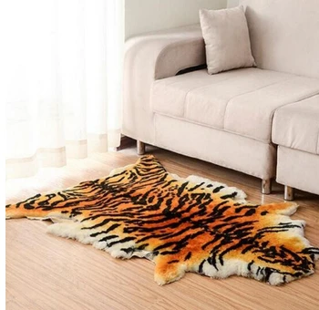 Aukštos kokybės kilimas, Australija grynos vilnos, odos imitacija, tigras, odos kilimėlis kambarį kilimas kėdės pagalvėlės sėdynės gyvūnų antklodė