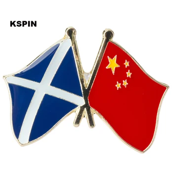 Škotijos Kinijos Draugystė, Vėliavą, Ženklelį Vėliavos pin 10vnt daug XY0089