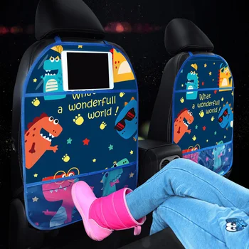 Automobilių Reikmenys Universalus galinių sėdynių Ateityje Motina Vaiko Animacinių filmų Backseat Gynėjas su Tablečių Telefonų Turėtojas