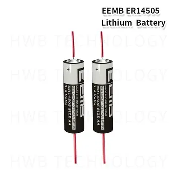 2X EEMB ER14505 AA 3,6 V 2400mAh Ličio Baterija ER14505 Juostos, suvirinimo adata Nemokamas Pristatymas