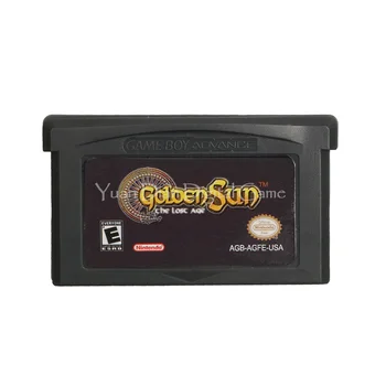 Nintendo GBA Žaidimų Kasetė Konsolės Kortelės Golden Sun Prarado Amžiaus anglų Kalba MUMS Versija
