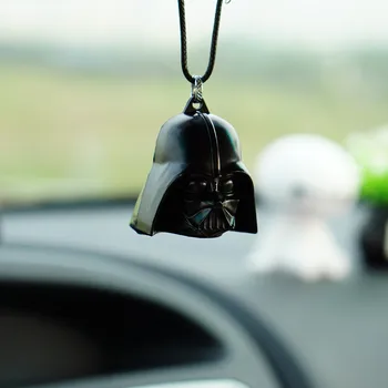 J. ARBATA Pav Lėlės Automobilių Pakabukas galinio vaizdo Veidrodžio Apdaila Kabo Juoda Darth Vader Balta Stormtroopers Ornamentas 