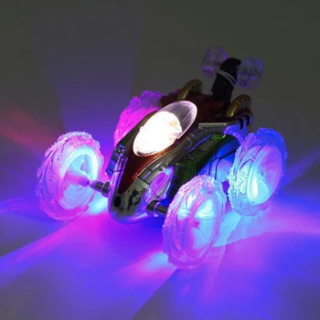 Berniukai Dovana Žaislas Dasher Transporto priemonės Vaikams Nuotolinio Valdymo Žaislas RC Stunt Šokių Automobilių 360 Akrobatikos Elektros Kontroliuojamos Mirksinti Šviesa
