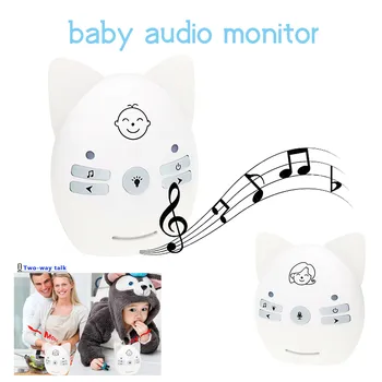 Baby-Monitor Aukle Radijo Auklė Baby Garso Walkie Talkie Belaidžio Garso Bebe Vaikas Stebi Auklės stebėsenos prietaisai V30